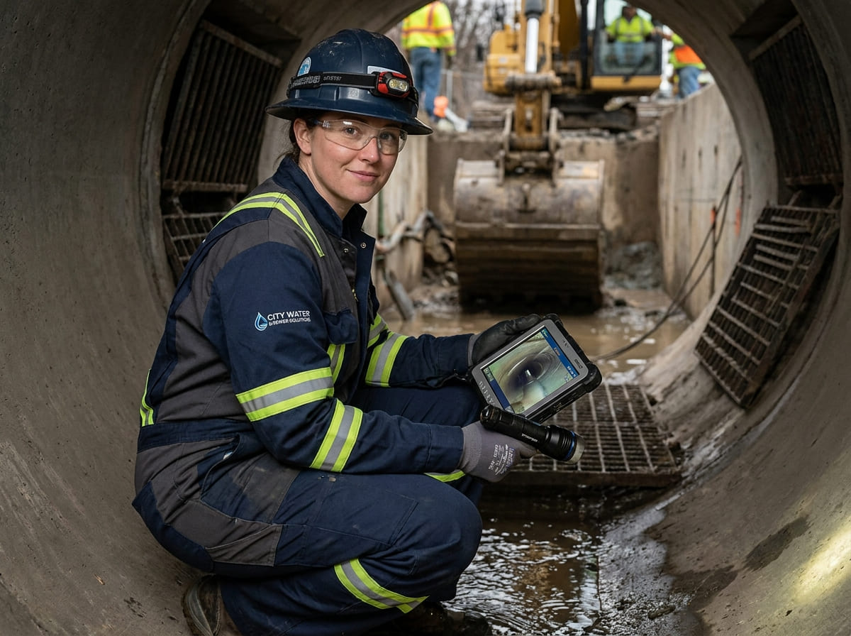 Sewer Line Inspection & Replacement in Covington